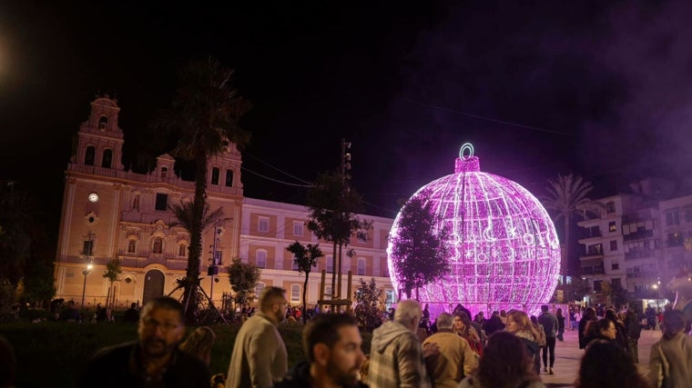 El espectáculo de luces y música en la Plaza de la Merced