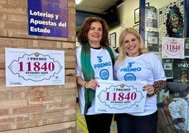 11.840, el tercer premio de la Lotería de Navidad 2024 deja 100.000 euros en Huelva