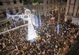 Estos son los horarios de los tres espectáculos de luces y música de la Gran Vía, Ayuntamiento y La Merced