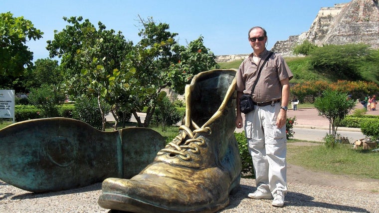 Jesús Monteagudo, caminante en Cartagena de Indias