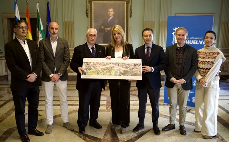 Imagen principal - Un concurso de ideas para transformar la otra cara de la ciudad de Huelva