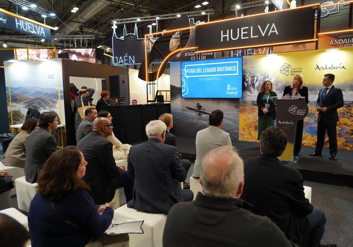 Presentación del Ayuntamiento de Huelva en Fitur