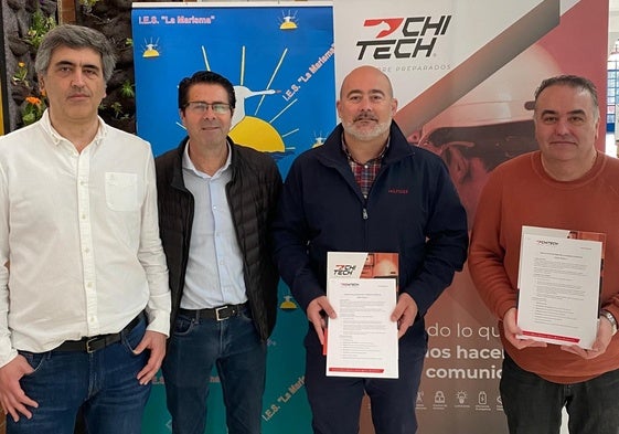 Los impulsores de la primera beca de inteligencia artificial en Huelva