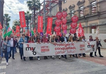 Los sindicatos apenas movilizan a 400 personas en las manifestaciones del 1 de mayo en Huelva