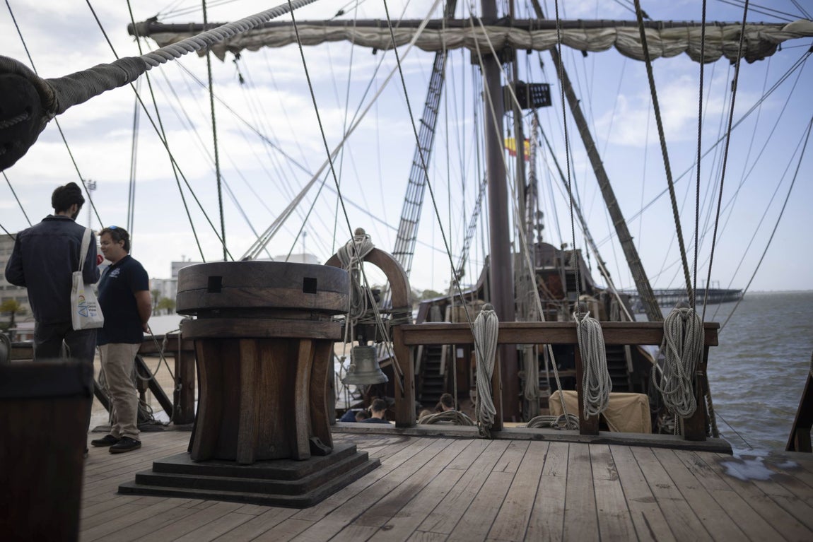 Imágenes de la llegada a Huelva del Galeón Andalucía