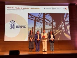Huelva recibe el reconocimiento como 'Ciudad de la Ciencia y la Innovación'