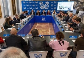 Sesión de la Comisión para el Impulso de las Infraestructuras de Huelva