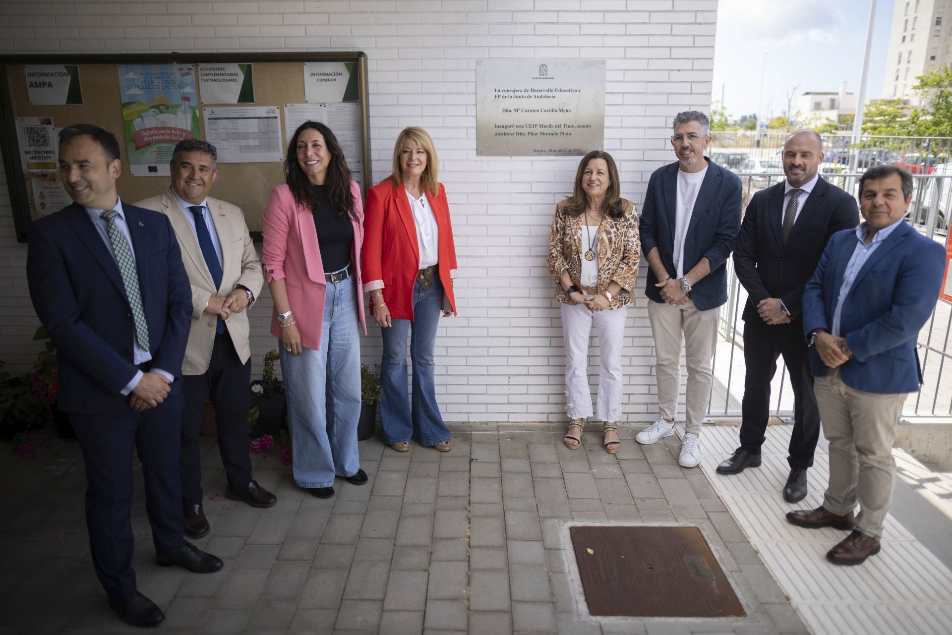 Inauguración 'oficial' del colegio 'Muelle del Tinto', en Pescadería