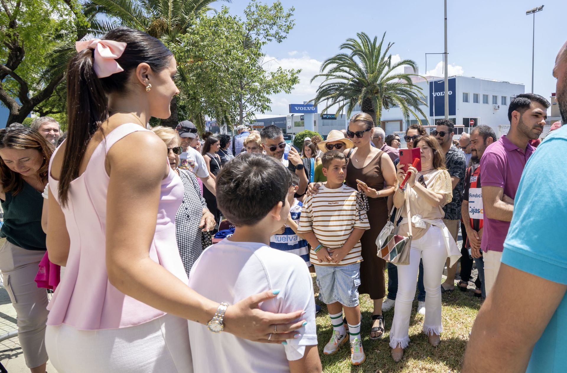El mural de Carolina Marín, en imágenes