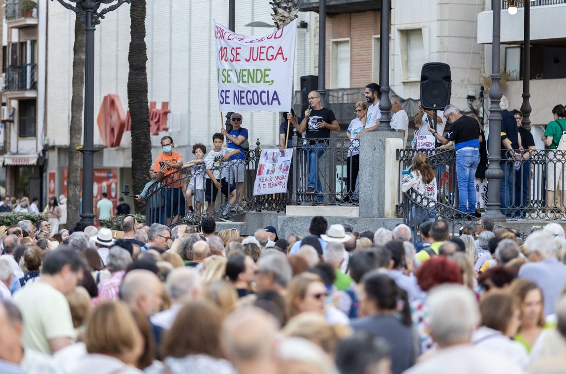La manifestación en defensa de la sanidad pública de Huelva, en imágenes