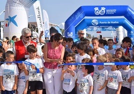 Cerca de 200 niños se suman a la décima edición de la carrera 'Kilos x km' de la fundación Atlantic Copper