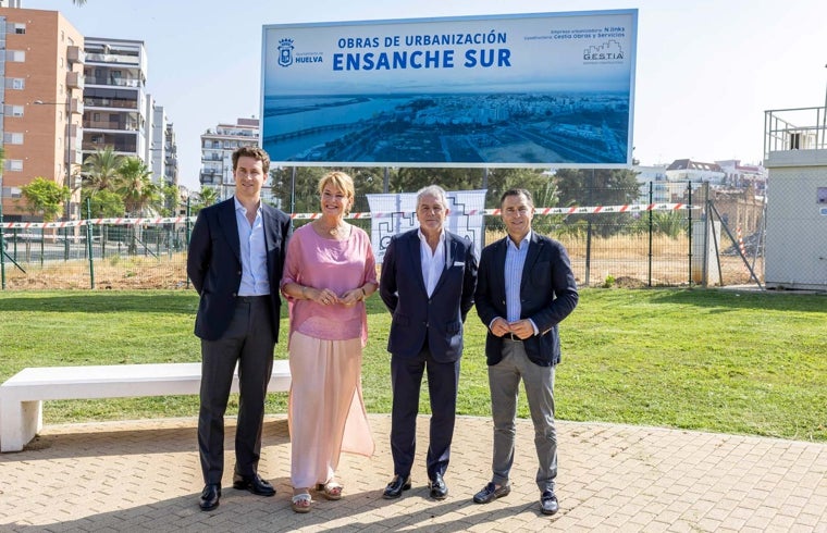 Luis Vacas, Pilar Miranda, Enrique García Candela y Felipe Arias