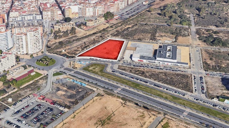 En rojo, la parcela MR-01
