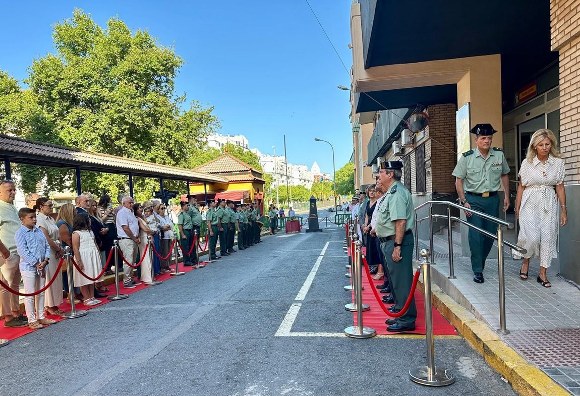 El homenaje de la Guardia Civil de Huelva a los agentes víctimas de terrorismo, en imágenes