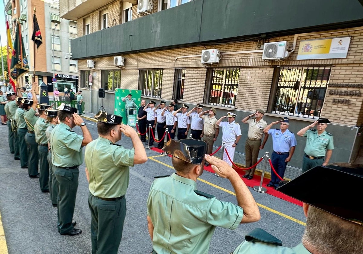El homenaje de la Guardia Civil de Huelva a los agentes víctimas de terrorismo, en imágenes