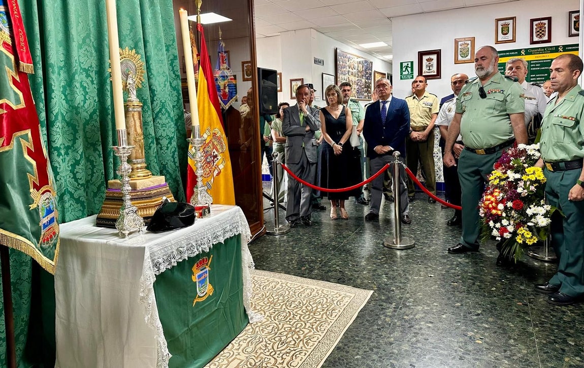 El homenaje de la Guardia Civil de Huelva a los agentes víctimas de terrorismo, en imágenes