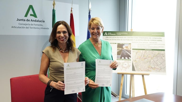 Un carril bici conectará las estaciones de bus y tren de Huelva con la Universidad
