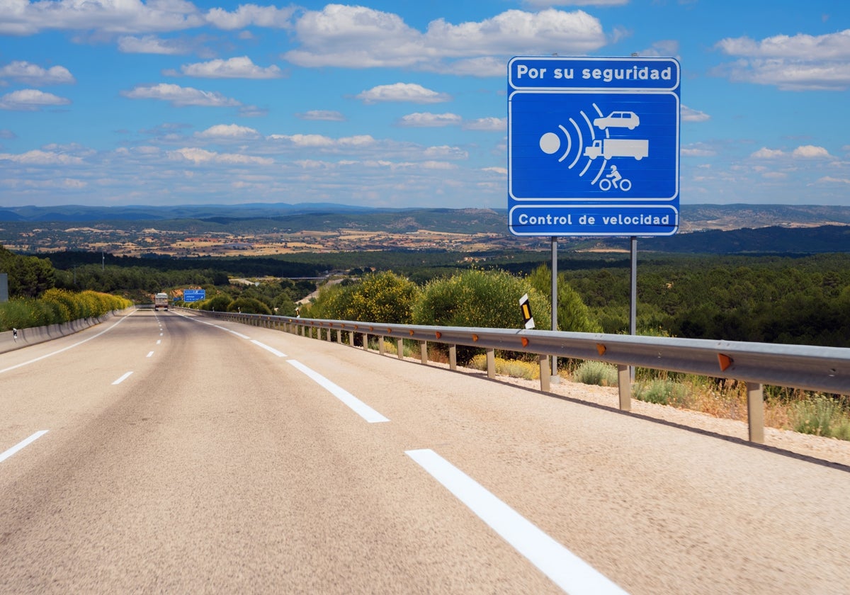 Control de velocidad en carretera