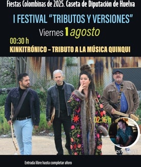 Imagen secundaria 2 - El primer Festival de Tributos y Versiones llega a las Colombinas con seis grupos y seis Djs