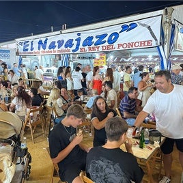 Una clásica caseta especializada en penche, la noche del martes