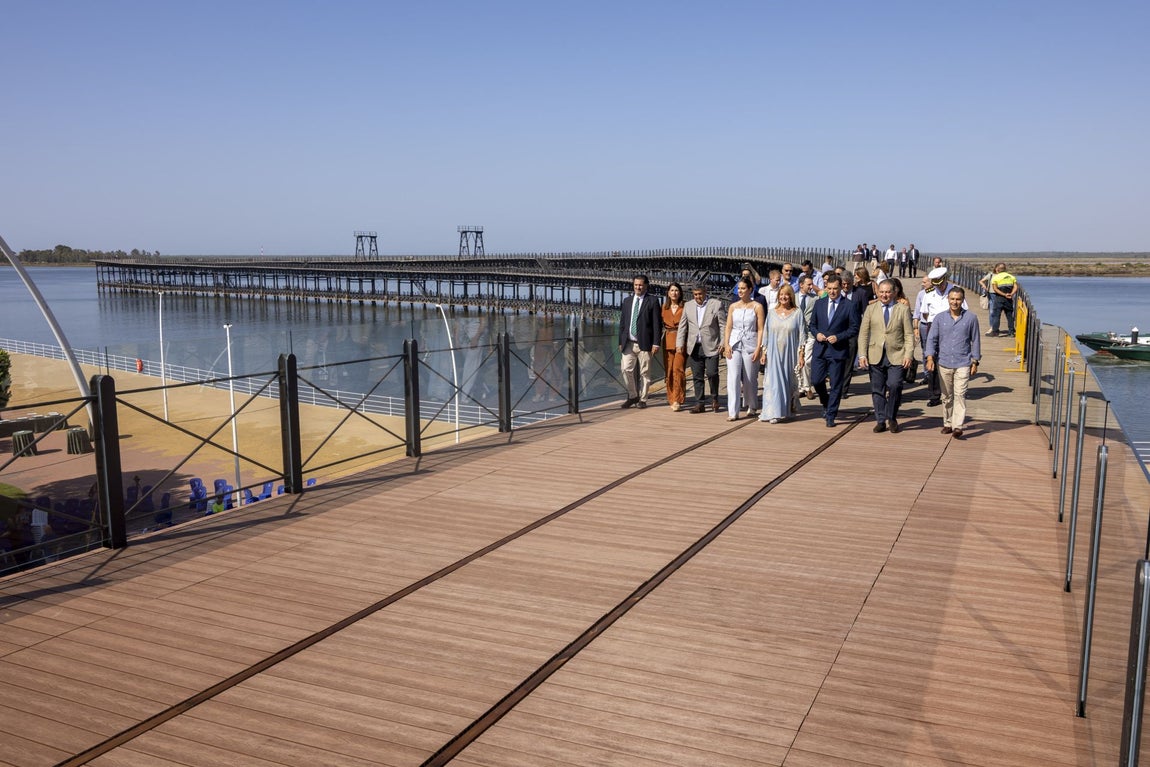 La reinauguración del Muelle del Tinto, en imágenes
