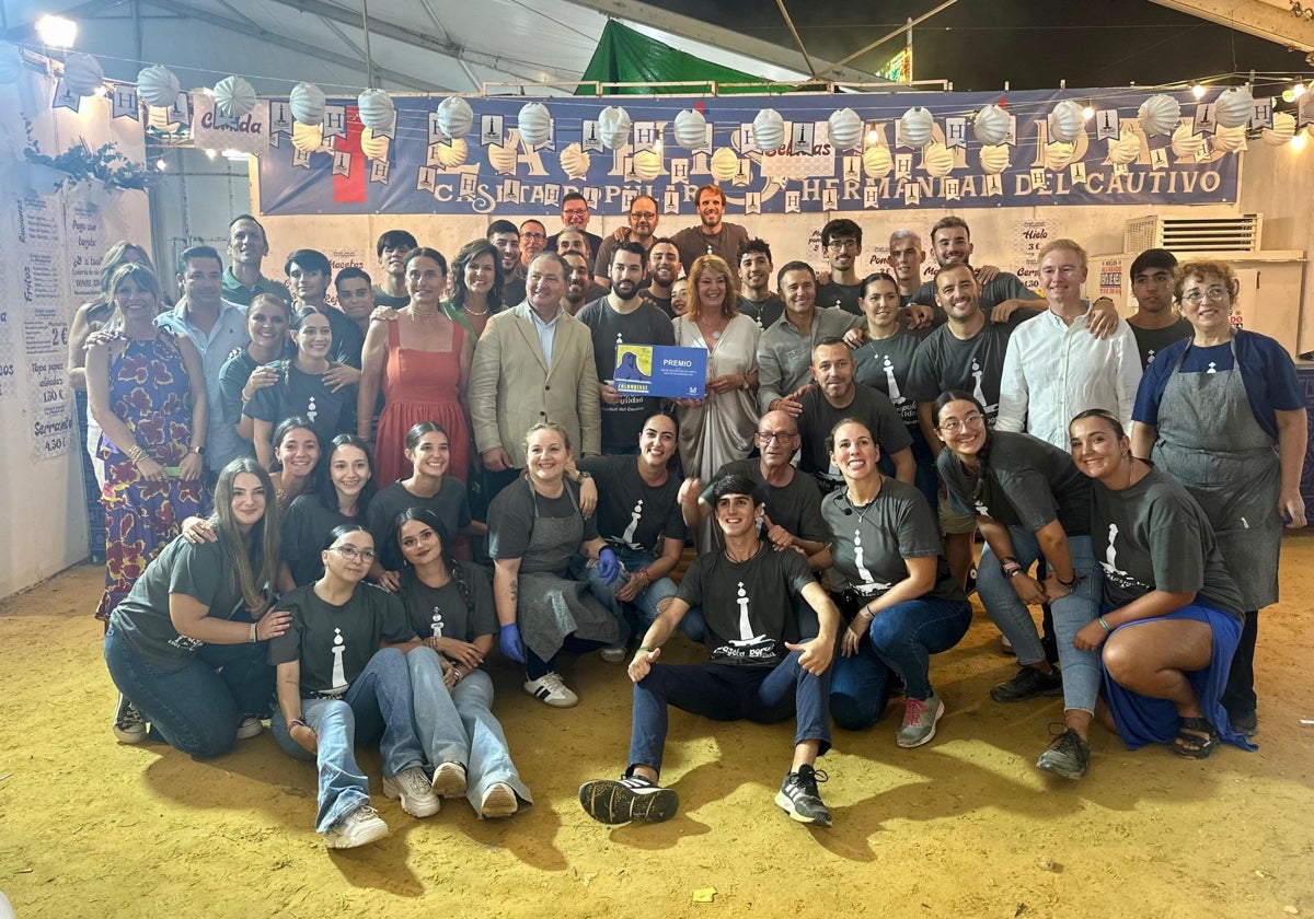 La caseta de la Hermandad del Cautivo ha ganado el concurso de este año