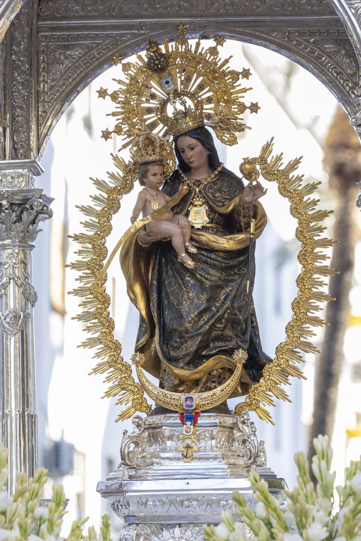 La bajada de la Virgen de la Cinta a la catedral este 8 de septiembre, en imágenes