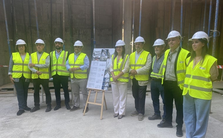 Imagen principal - Las obras avanzan en el interior del edificio de Hacienda