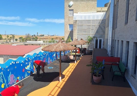 Trabajos en el Patio del Amor