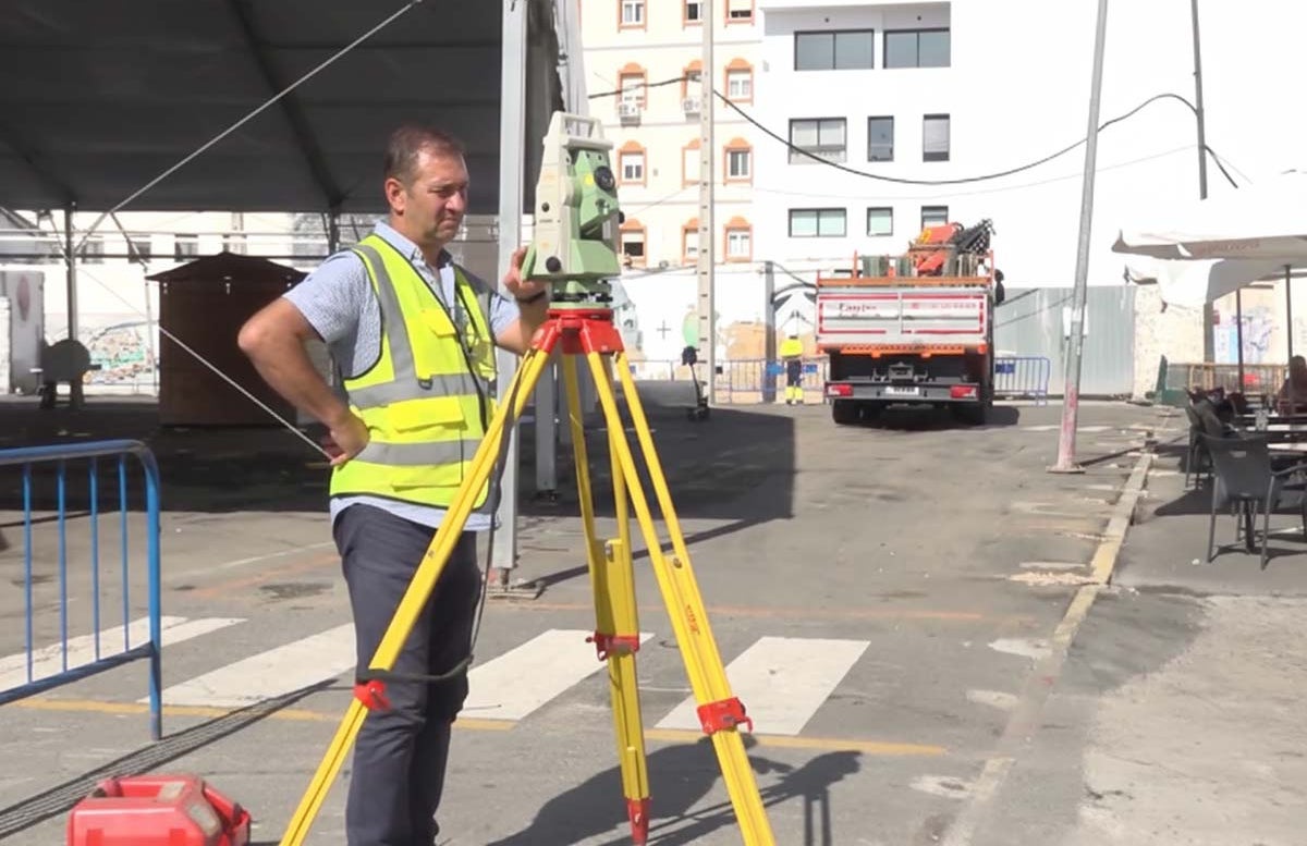 Primeros trabajos en lo que será la  futura Plaza Mayor