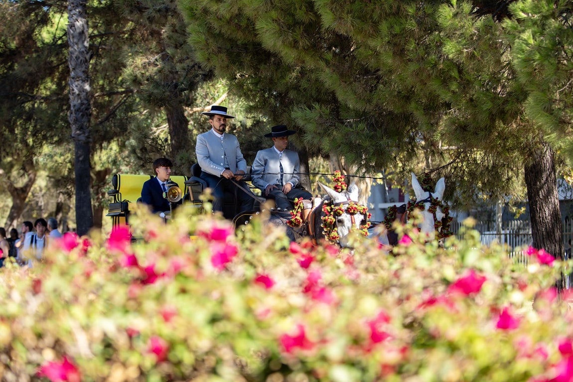 Las mejores imágenes del paseo de enganches de la Feria del Caballo de Huelva