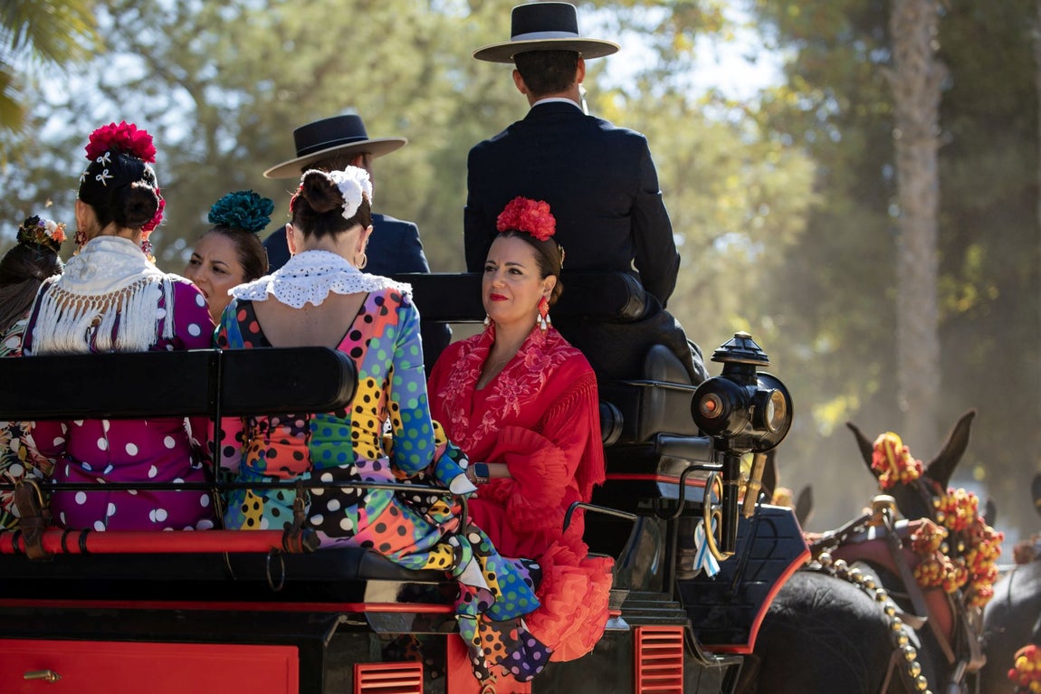 Las mejores imágenes del paseo de enganches de la Feria del Caballo de Huelva