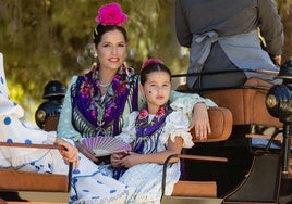 Varias generaciones se están juntando este fin de semana en la Feria del Otoño y del Caballo