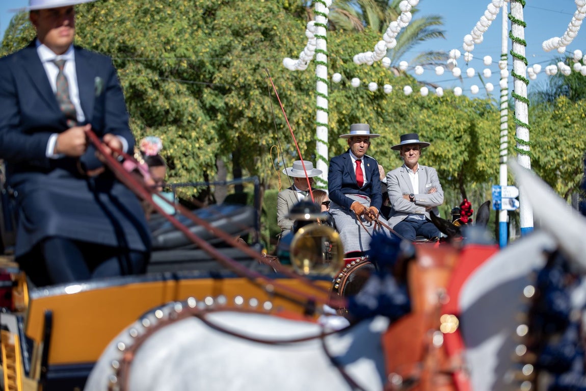 Las mejores imágenes del paseo de enganches de la Feria del Caballo de Huelva