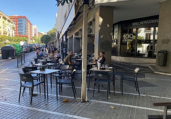 Vista de Pablo Rada, donde abundan los veladores