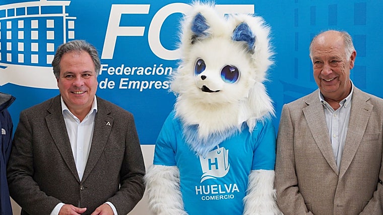La mascota Chispa, en la presentación de la campaña