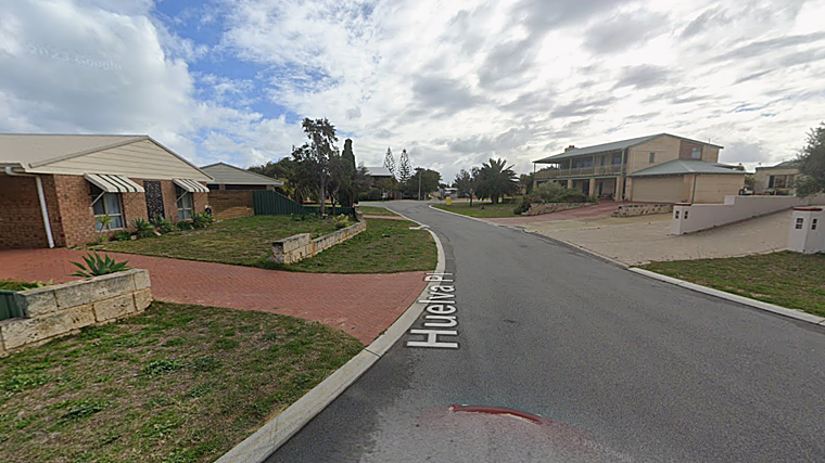 Calle Huelva, en el pueblo australiano de Cervantes