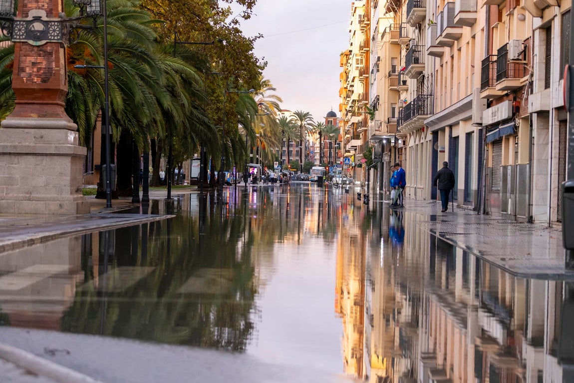 Las inundaciones de la borrasca Claudia en Huelva capital, en imágenes