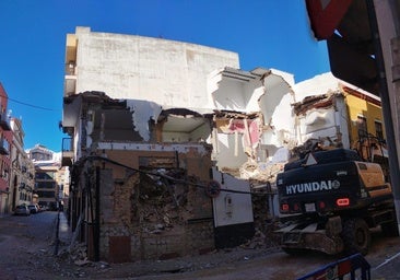 Continúan las demoliciones en la zona del antiguo Mercado del Carmen de Huelva para levantar la futura Plaza Mayor