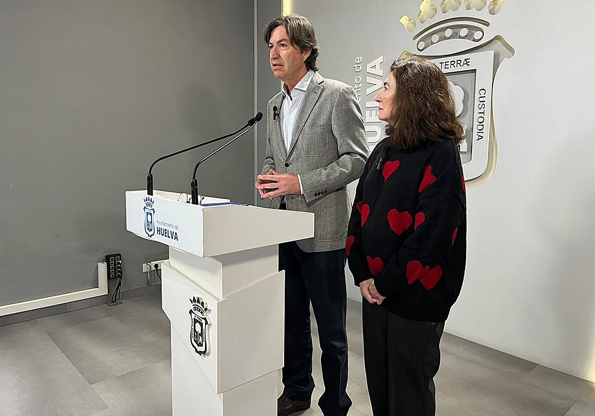 Wenceslao Font y María López Zambrano, ediles de Vox en el Ayuntamiento de Huelva