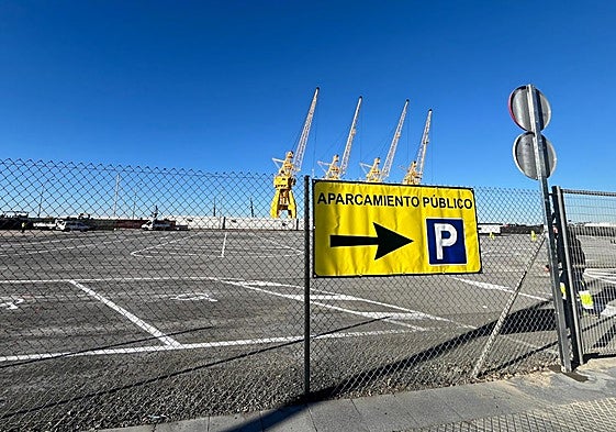 Los más de 300 aparcamientos están situados en el Puerto de Huelva junto al Muelle del Tinto