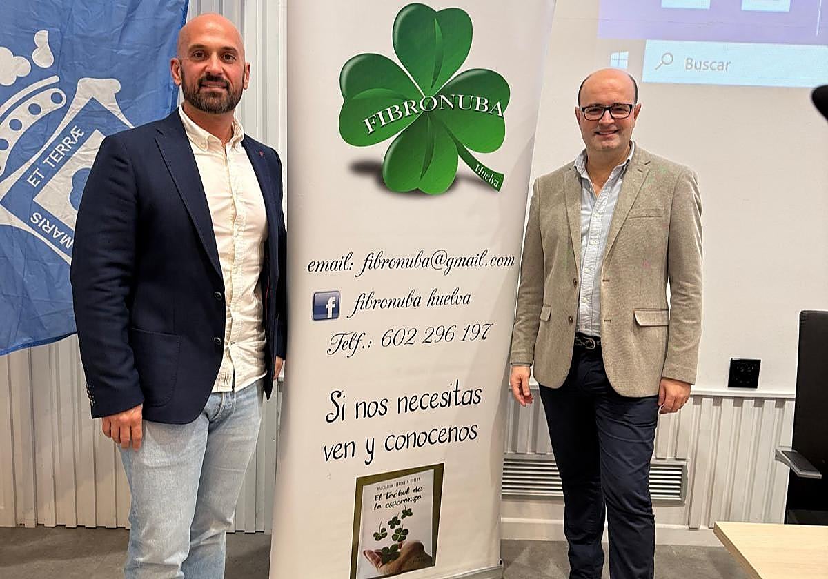 Miguel Ángel Moral y Jorge Pérez, pacientes de fibromialgia y socios de Fibronuba