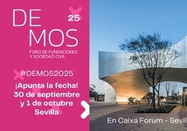La décima edición del Foro Demos se celebrará en septiembre en Sevilla