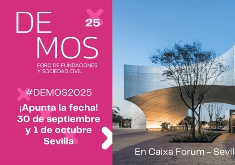 La décima edición del Foro Demos se celebrará en septiembre en Sevilla
