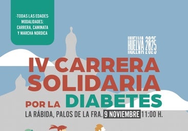 Cartel del a Carrera solidaria por la Diabetes