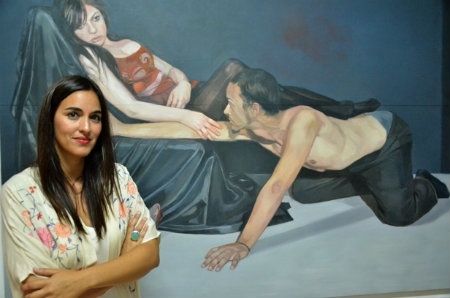 Muestra de pintura de la ayamontina Virginia Saldaña