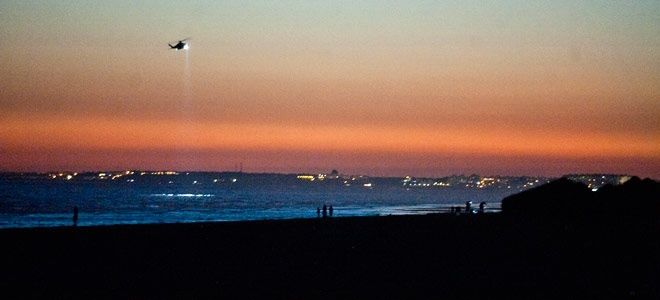 Salvamento Marítimo busca a un hombre supuestamente desaparecido en la playa de Puntamar