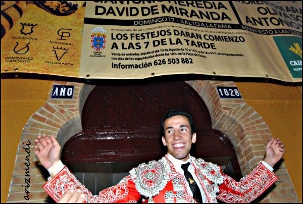 Rotunto éxito de David de Miranda, que corta cuatro orejas en Valverde