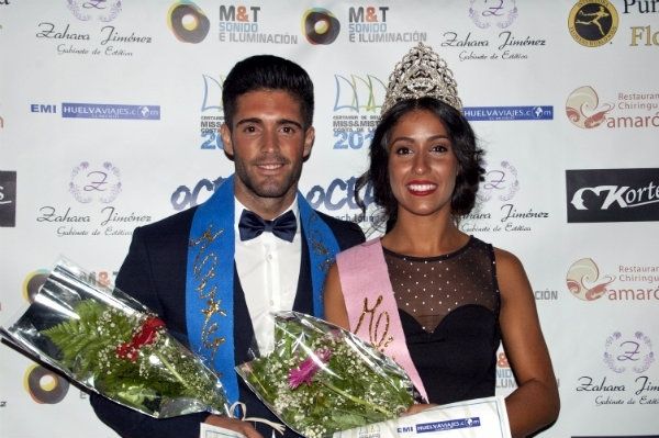 Yurena Cárdenas y Carlos Becerra se proclaman 'Miss y Míster Costa de la Luz 2014'