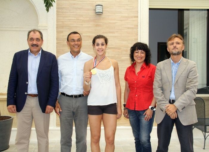 Caraballo agradece a Carolina Marín el esfuerzo que la ha llevado “a lo más alto” y a ser “el orgullo de todos”